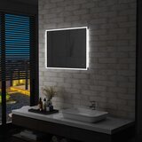 vidaXL kupaonsko LED zidno ogledalo sa senzorom na dodir 80 x 60 cm Cijene