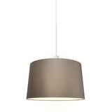 QAZQA Sodobna viseča svetilka bela z odtenkom 45 cm taupe - Combi 1 Cene