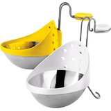 Cuisipro Poširnik za jajca iz nerjavečega jekla – rumena/bela, komplet 2 kosov - 1 set | Shoptok.si
