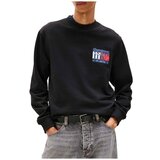 Tommy Jeans Puloverji TJM REG RWB FLAG CREW EX Črna | Shoptok.si
