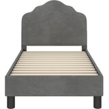  Okvir kreveta za malu djecu s naslonom Tamnosiva 70 x 140 cm | shoptok.hr