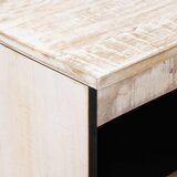  Kreveta s pohranom Bijelo 60 x 33,5 x 75 cm Čvrsto drvo manga | shoptok.hr