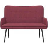 SOFA za dvije osobe boja crnog vina 115 x 61 x 87 cm tkanina | shoptok.hr