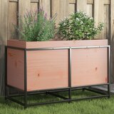vidaXL Vrtno cvetlično korito 80x40x50 cm trden les douglas | Shoptok.si