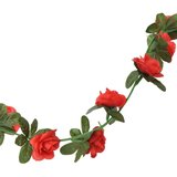  Božićni cvjetni vijenci 6 kom crveni 240 cm | shoptok.hr