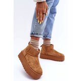 Boto FD1 Brown Corcoran Suede Snow Boots On Platform | ePonuda.com