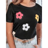 DStreet T-shirt damski w kwiaty DAISYLA czarny | Shoptok.si