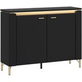 Mömax Komoda Norica, Črna/zlato | Shoptok.si