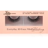Lilly Lashes Everyday 3D Faux Mink umetne trepalnice vrsta Blushing 1 par Cene