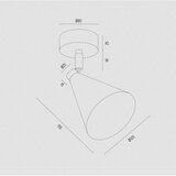  Argon 8255 - Spot svetiljka LUCINDA 1xE14/7W/230V zlatna | Eponuda.com