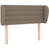 Maison Chic posteljno vzglavje - vzglavna omarica - nočna omarica z ušesi taupe 83x23x78/88 cm blago, (21712716) Cene