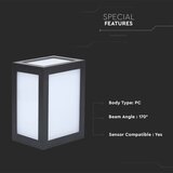  LED spoljašnje zidno svetlo LED/12W/230V 4000K IP65 crno | Eponuda.com