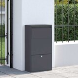  Sandučić za pakete s pohranom Antracit 44 x 22 x 82 cm Čelik | shoptok.hr