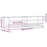 vidaXL TV omarica sonoma hrast 180,5x40x46 cm inženirski les | Shoptok.si