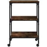  Stalak za pisač s 3 razine boja hrasta 50 x 41 x 75 cm drveni | shoptok.hr