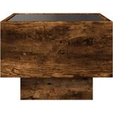  Bočni stolić LED boja hrasta 40 x 40 x 30 cm konstruirano drvo | shoptok.hr