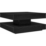  Klub stolić rotirajući za 360 stupnjeva crni 70x70x34,5 cm | shoptok.hr