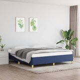 Maison Chic Posteljni okvir - Dvoposteljna postelja - Zakonska postelja brez vzmetnice moder 160x200 cm blago-J4000, (21762146) | Shoptok.si