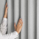 Restilo CORITA curtain, grey, plain, classic and modern style, multifunctional tape, structural fabric with blackout effect, 140 x 245 cm | shoptok.hr