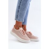 Boto Lace-Up Platform Sneakers Pink Tanvi | Shoptok.si