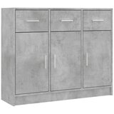  Komoda siva boja betona 91x28x75 cm od konstruiranog drva | Eponuda.com