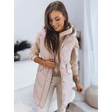 DStreet Kamizelka damska pikowana GAMIS beżowa | shoptok.hr