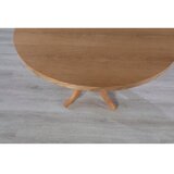 Hanah home Trpezarijski sto i stolice Albero140, 120 cm, 4 stolice, Smeđa | Eponuda.ba