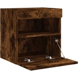  Zidni TV ormarić s LED svjetlima boja hrasta 40x30x40 cm | shoptok.hr