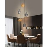 Wofi 5005-501 - Luster na sajli ROUEN 5xE14/40W/230V zlatna/siva | Eponuda.com