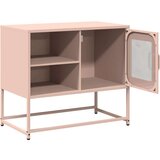vidaXL TV omarica roza 68x39x60,5 cm jeklo | Shoptok.si