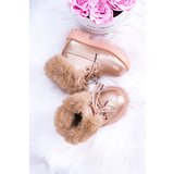 Boto Warmed Children's Booties Trappers Pink Gold Fobos | ePonuda.com