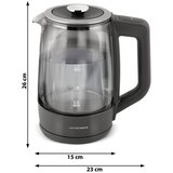  Kuhalo za vodu 1,7l Berdsen, borosilikatno staklo | shoptok.hr