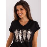 RUE PARIS Blouse-RV-BZ-8955.10-black | Shoptok.si
