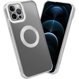 Cadorabo Ohišje, združljiv z Apple v prozorni - srebrni - zaščitni pokrov, narejen iz fleksibilnega silikona TPU s kromiranjem, (20593347) | Shoptok.si