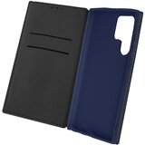 AVIZAR Ovitek za Samsung Galaxy S22 Ultra, magnetni preklop, držalo za kartice in stojalo za video iz umetnega usnja - modra, (20717735) | Shoptok.si