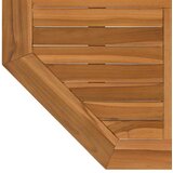 Stolna ploča 80 x 80 x 2,5 cm osmerokutna od masivne tikovine | Eponuda.com