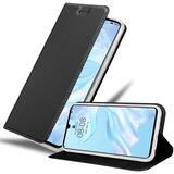 Cadorabo Ohišje, združljivo z Huawei P30 v klasična črna - Zaščitni ovitek z magnetnim zapiranjem, stoječo funkcijo in režo za kartice, (20551919) | Shoptok.si