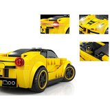  Tehnički blokovi Sportski automobil ŽUTI 143 dijela + naljepnice ZA5742 | shoptok.hr