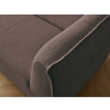 Bobochic Paris Rjava sedežna garnitura iz tkanine bouclé 242 cm Giorgia – | Shoptok.si