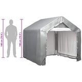  Skladišni šator sivi 180 x 180 cm od pocinčanog čelika | shoptok.hr