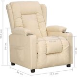  Stol s funkcijo vstajanja krem blago, (20957844) | Shoptok.si