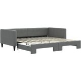  Dnevni krevet na razvlačenje bez madraca tamnosivi 100 x 200 cm | shoptok.hr