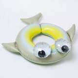 Sunnylife napihljiv otroški plavalni obroč shark tribe khaki | Shoptok.si