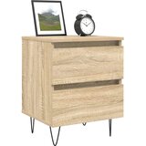  Noćni ormarić boja hrasta sonome 40x35x50 cm konstruirano drvo | shoptok.hr