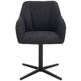 XXXL Stol Rosina, Črna, Vrtljiv | Shoptok.si