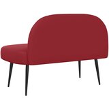  Oblikovana klupa s naslonjačem boja crnog vina 110 x 60 x 76 cm | shoptok.hr