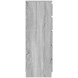  Ladičar siva boja hrasta 60 x 36 x 103 cm od konstruiranog drva | shoptok.hr