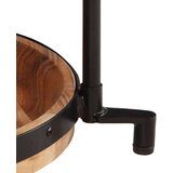 vidaXL stranska mizica Ø55x60 cm masivni les akacija | Shoptok.si
