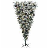  Obrnuto umjetno božićno drvce s granama 150 cm 150 LED lampica Slike