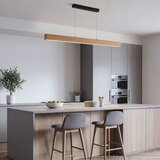 Brilagi LED Luster na sajli GARDALINE LED/90W/230V hrast | Eponuda.com